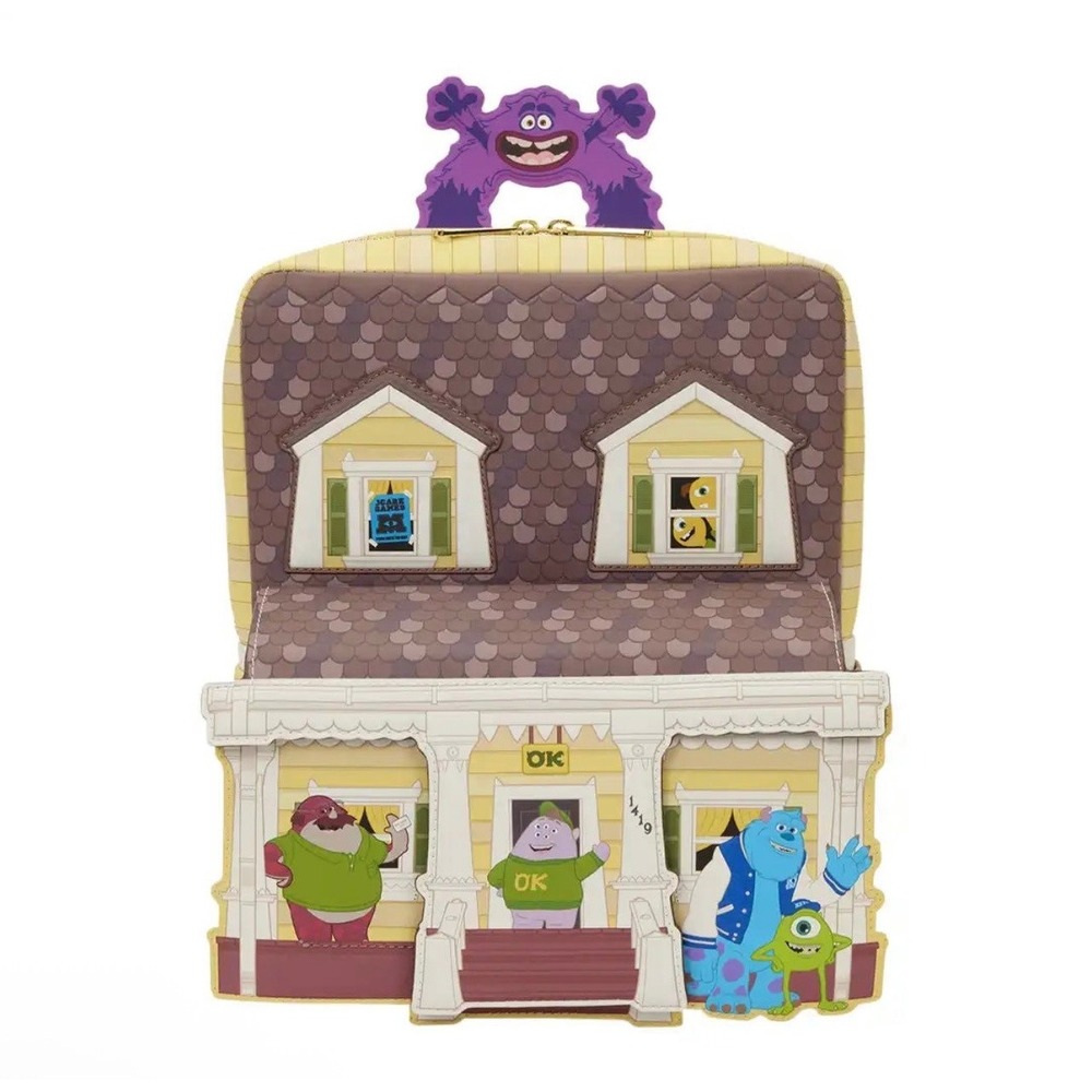 Loungefly Disney Pixar Monsters University Oozma Kappa House Mini Backpack NWT